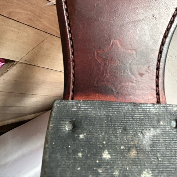 Old West Women's Riding Boot Round Toe Womans Brown  Lb1624 sz 6.5 - Picture 11 of 14